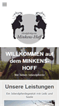 Mobile Screenshot of minkenshoff.de