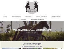 Tablet Screenshot of minkenshoff.de